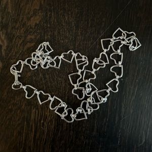 Brandy Melville Heart Chain Belt